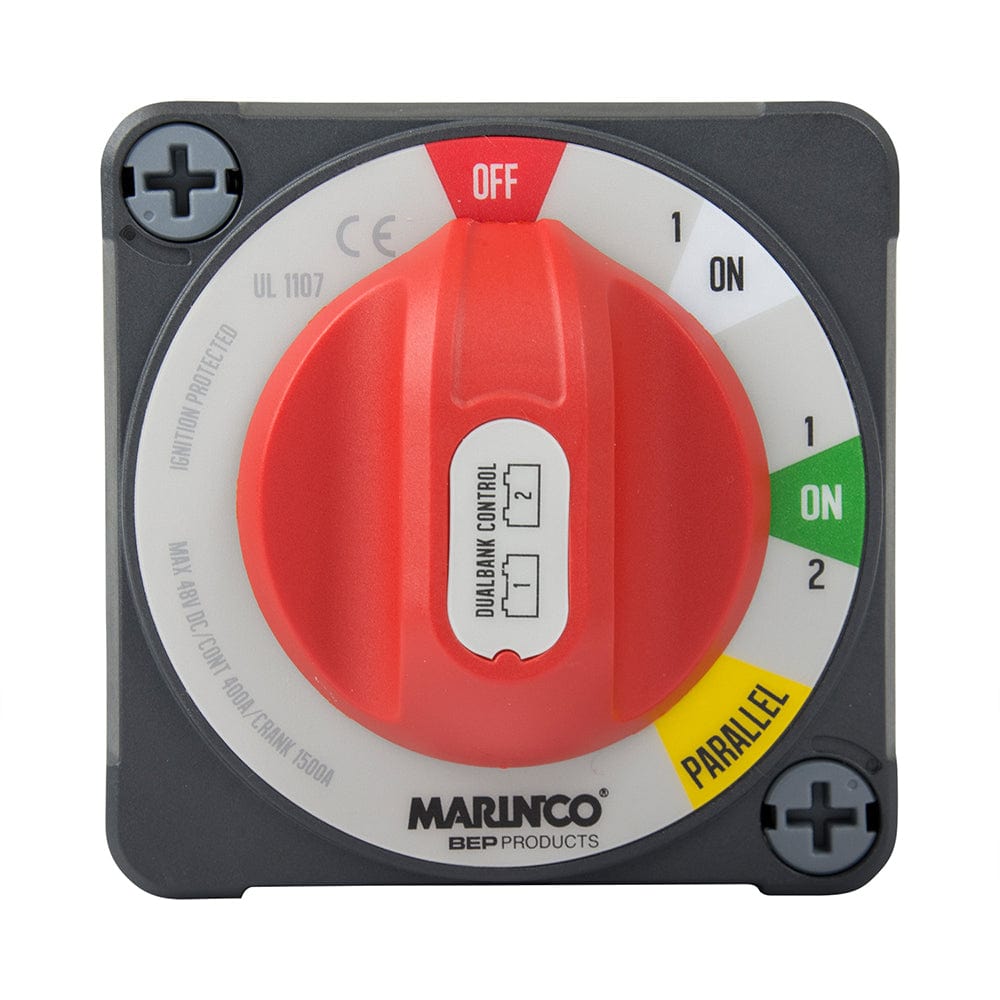 BEP Pro Installer 400a EZ-Mount Dual Bank Control Battery Switch - MC10 [772-DBC-EZ] - The Happy Skipper