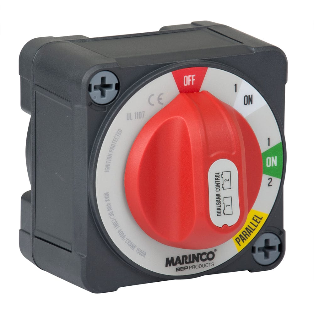 BEP Pro Installer 400a EZ-Mount Dual Bank Control Battery Switch - MC10 [772-DBC-EZ] - The Happy Skipper