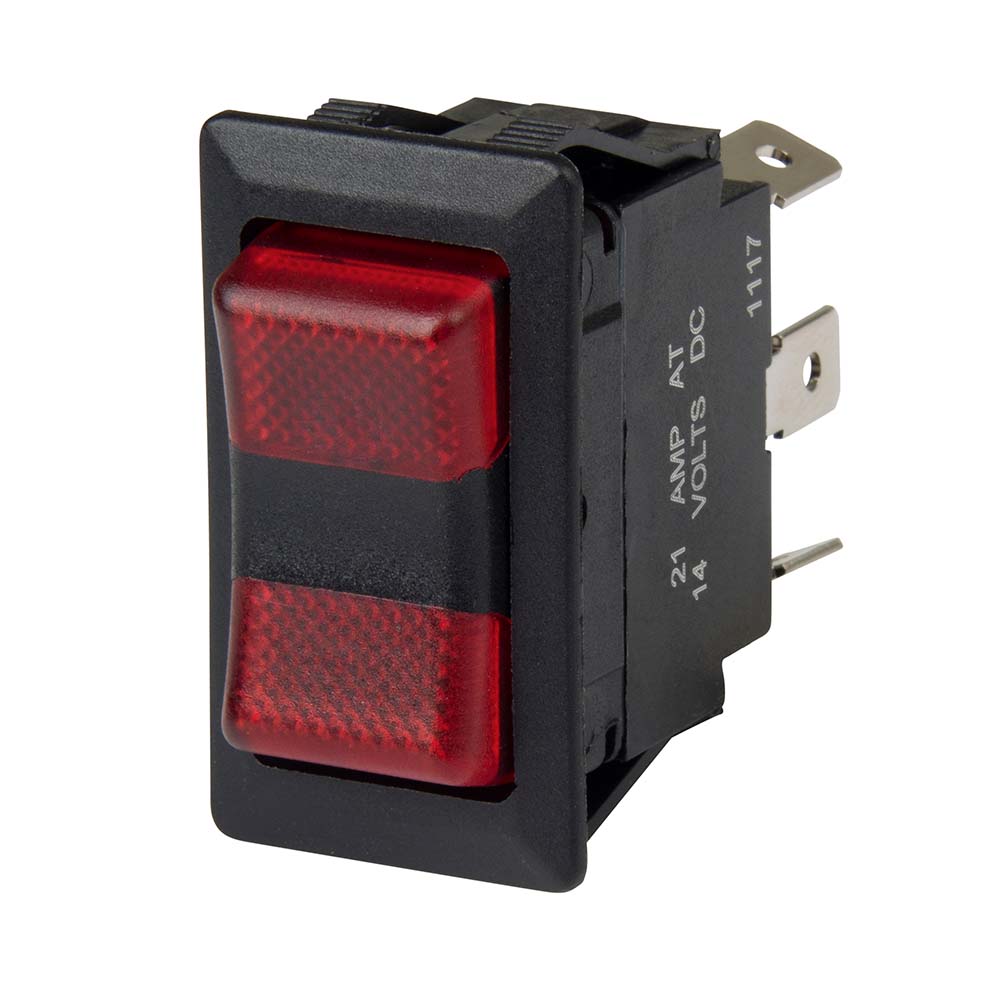 BEP SPDT Rocker Switch - 2-LEDs - 12V/24V - ON/OFF/ON [1001715] - The Happy Skipper