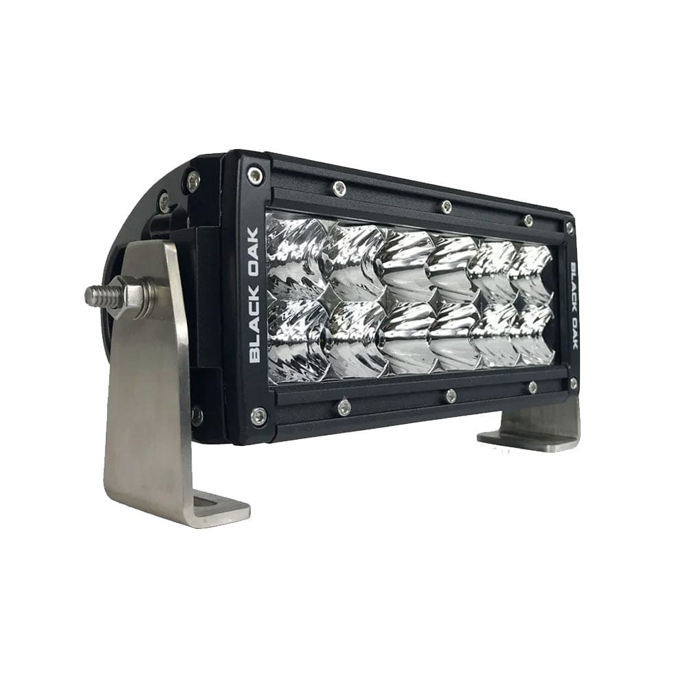 Black Oak Pro Series Double Row Combo 6" Light Bar - Black [6C-D5OS] - The Happy Skipper