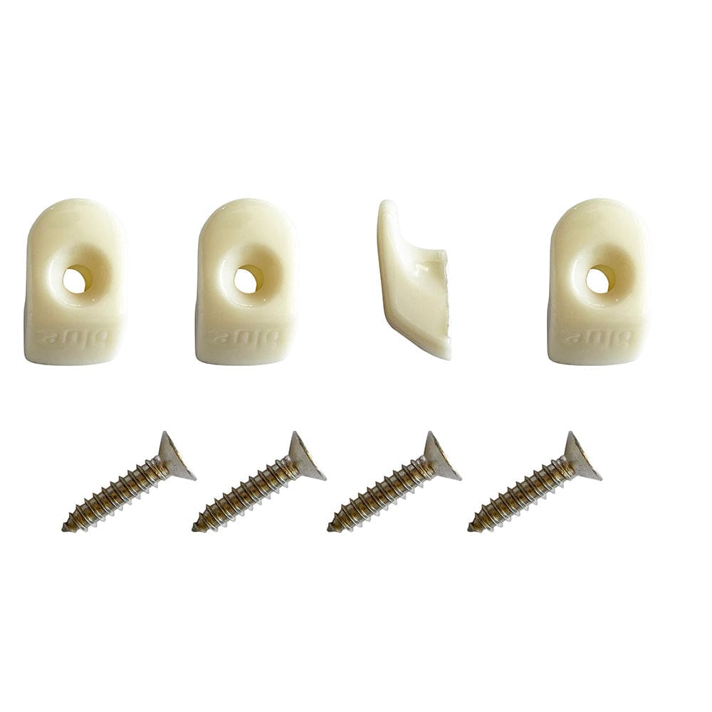 Blue Performance White Hooks Screws - 4 Pieces [PC980] - The Happy Skipper