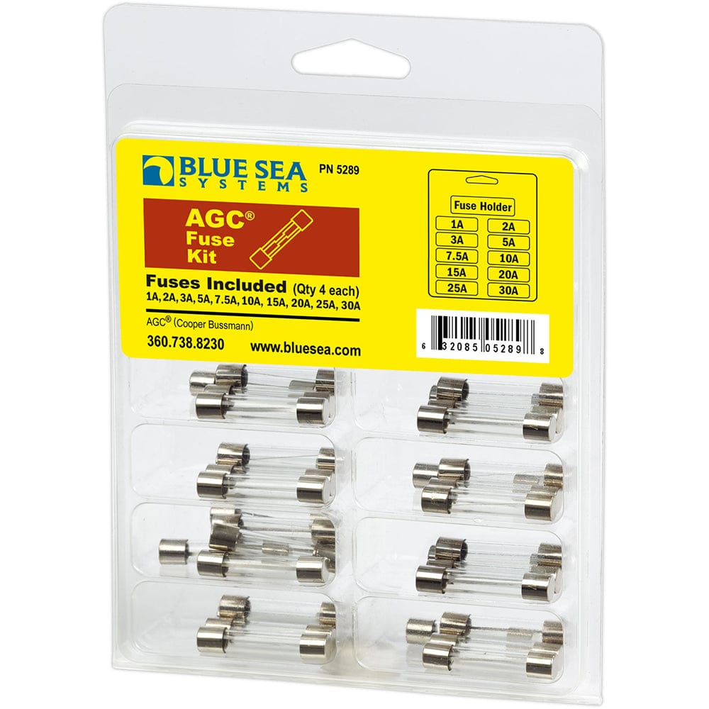 Blue Sea 5289 AGC Fuse Kit - 41-Piece [5289] - The Happy Skipper