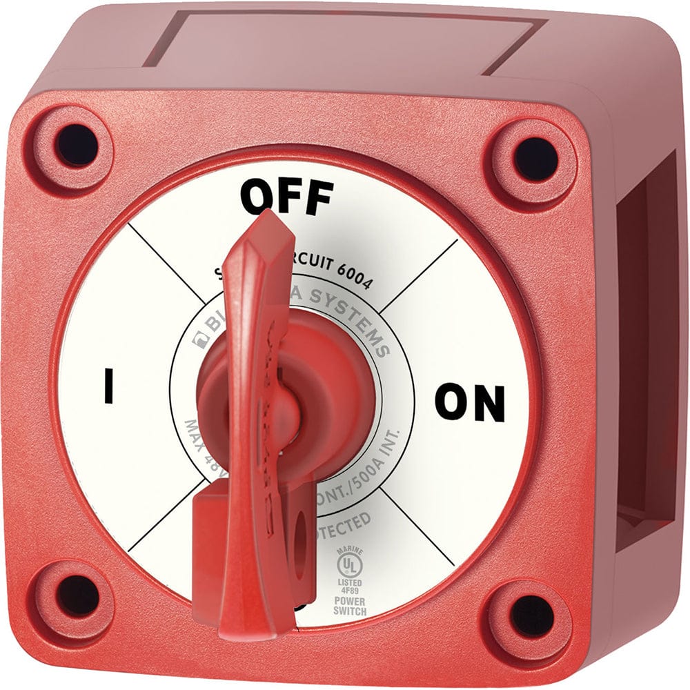 Blue Sea 6004 Single Circuit ON-OFF w/Locking Key - Red [6004] - The Happy Skipper