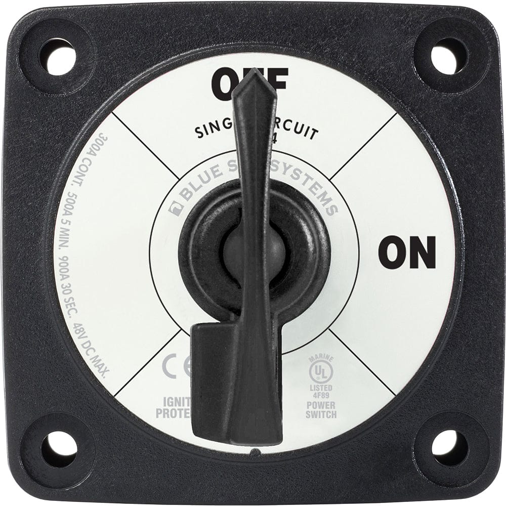 Blue Sea 6004200 Single Circuit ON-OFF w/Locking Key - Black [6004200] - The Happy Skipper