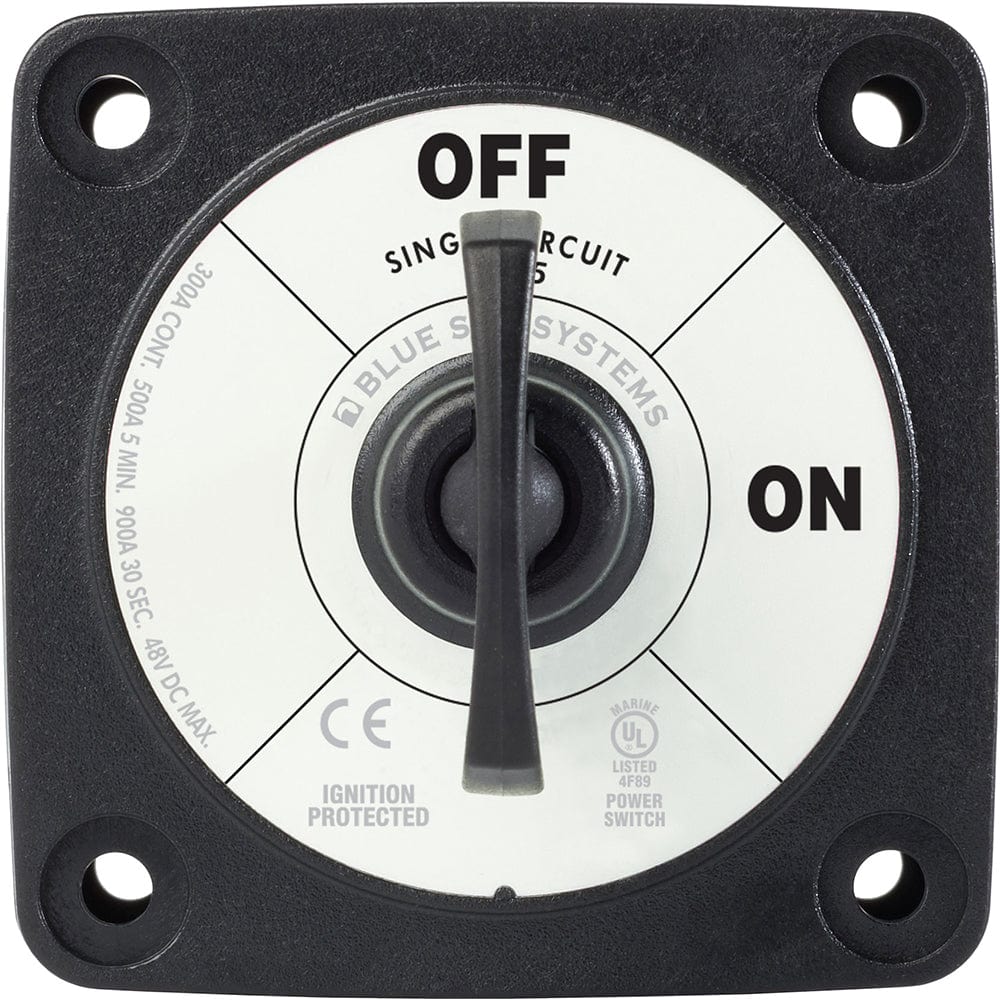 Blue Sea 6005200 Battery Switch Single Circuit ON-OFF - Black [6005200] - The Happy Skipper