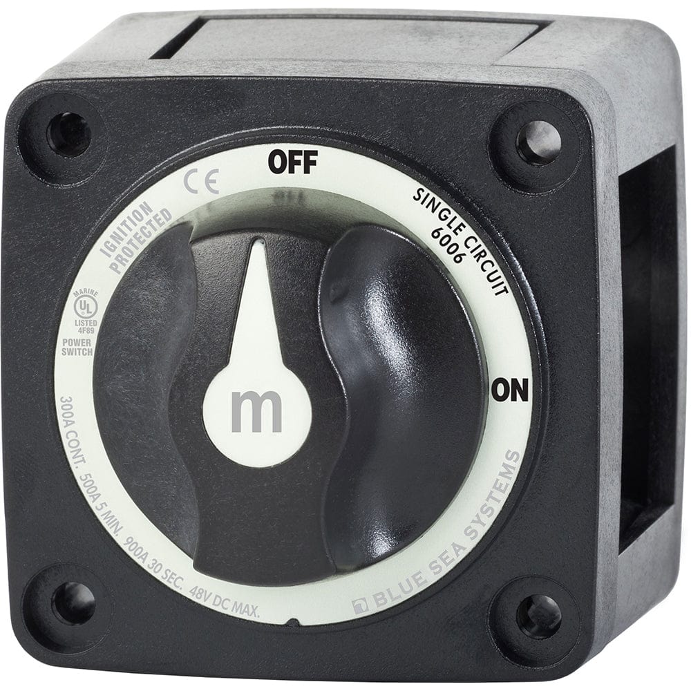 Blue Sea 6006200 Battery Switch Mini ON/OFF - Black [6006200] - The Happy Skipper