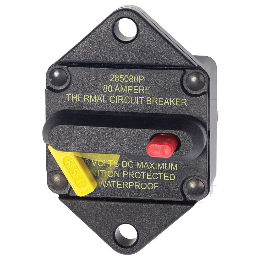 Blue Sea 7086 80 Amp Circuit Breaker Panel Mount 285 Series [7086] - The Happy Skipper