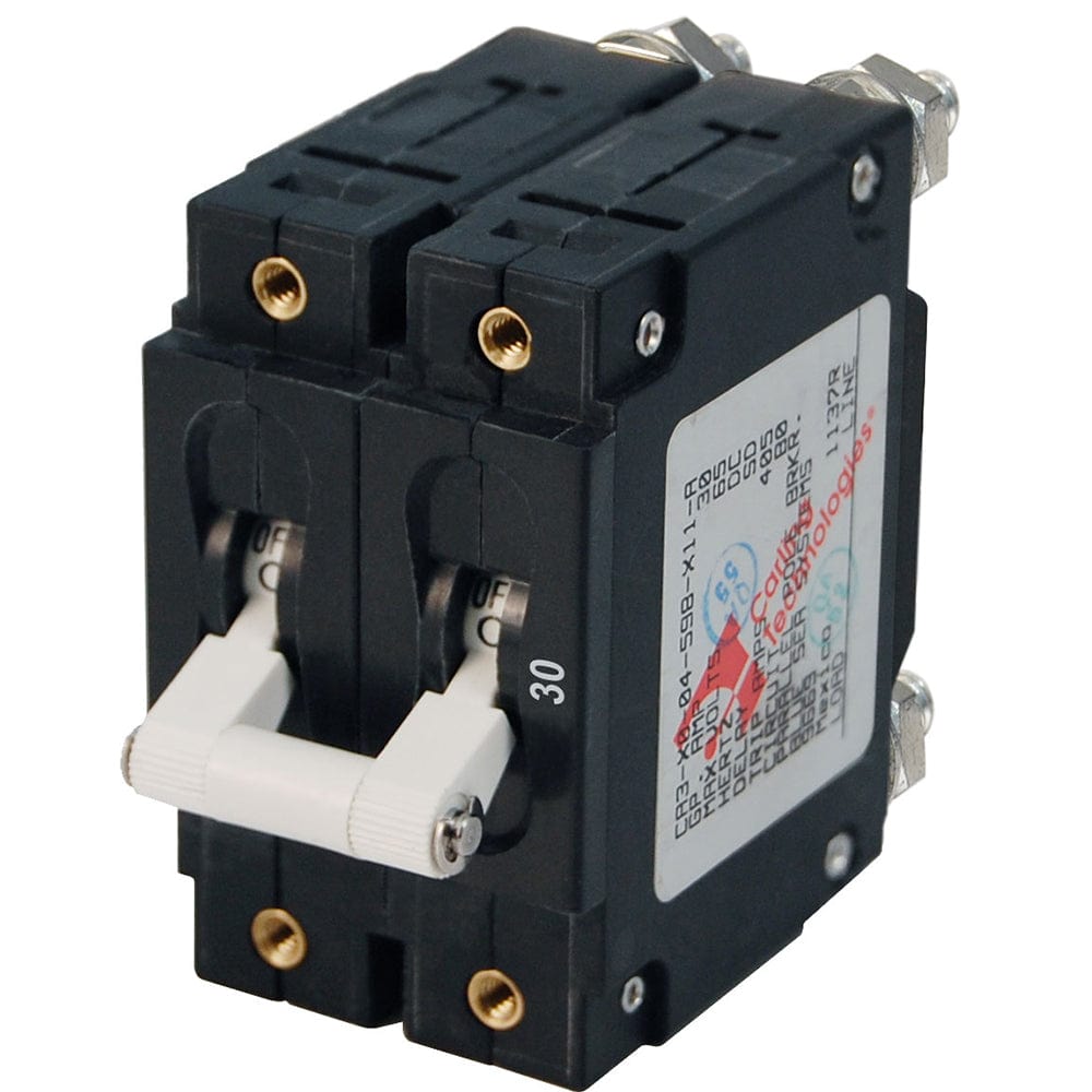 Blue Sea 7365 C-Series Double Pole Circuit Breaker - 30A [7365] - The Happy Skipper