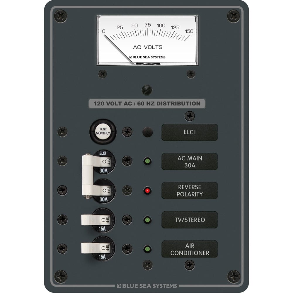 Blue Sea 8102 ELCI GFCI Panel AC 2 Position [8102] - The Happy Skipper