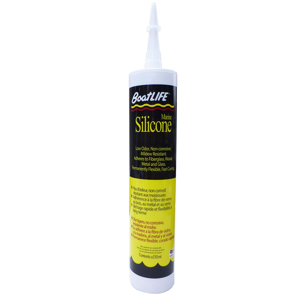 BoatLIFE Silicone Rubber Sealant Cartridge - Black [1152] - The Happy Skipper