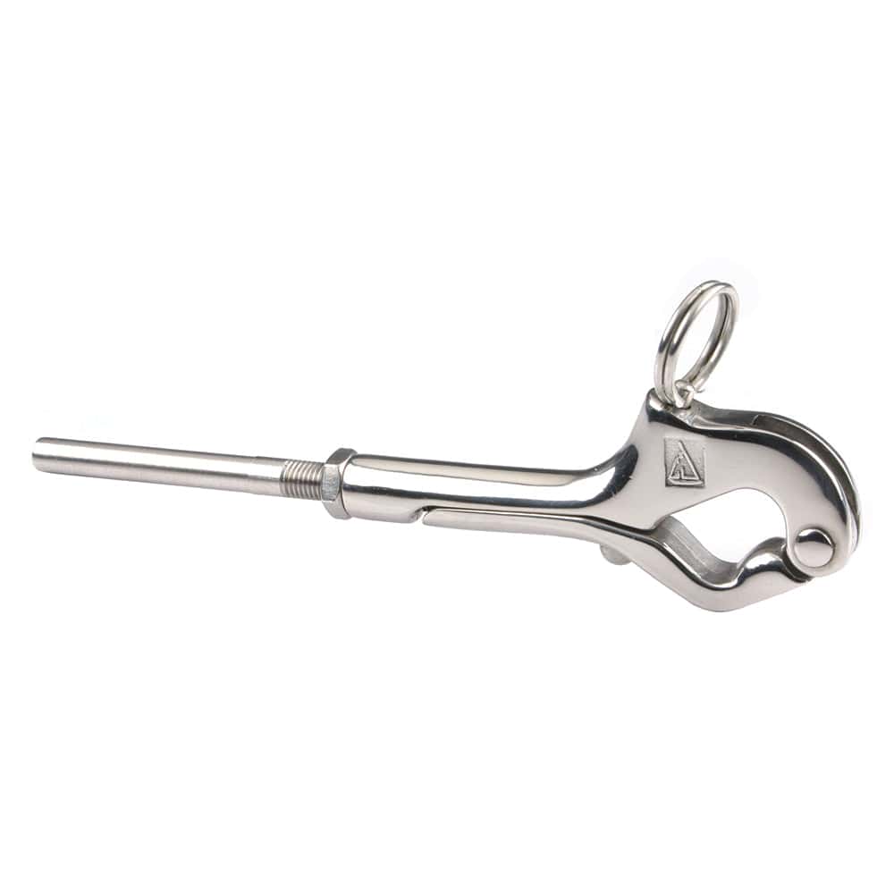 C. Sherman Johnson Over Center Snap Gate Hook f/1/8" Wire [26-884] - The Happy Skipper