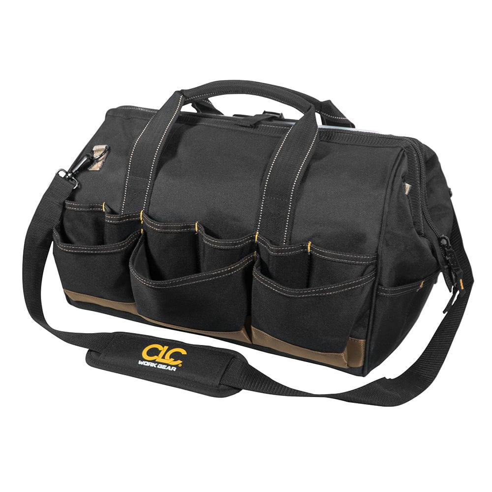 CLC 1535 Tool Bag w/ Top-Side Plastic Parts Tray - 18" [1535] - The Happy Skipper