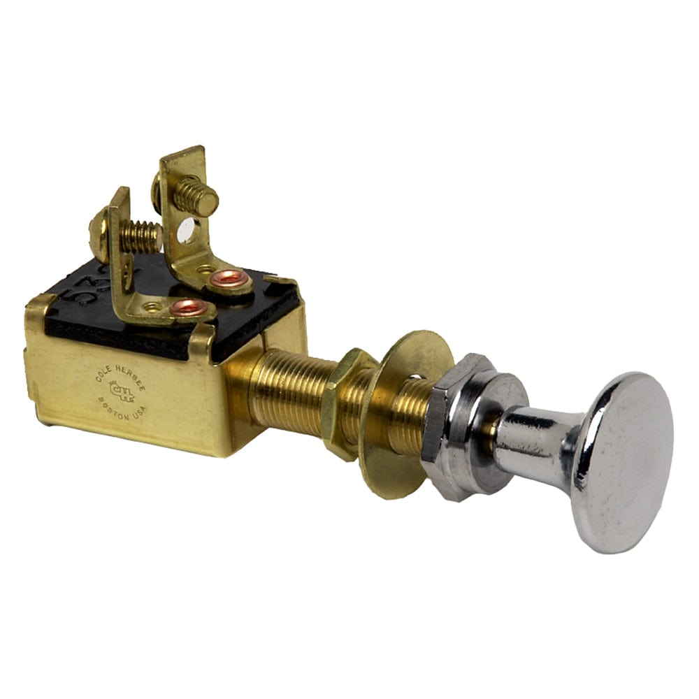 Cole Hersee Push Pull Switch SPST Off-On 2 Screw [M-628-BP] - The Happy Skipper