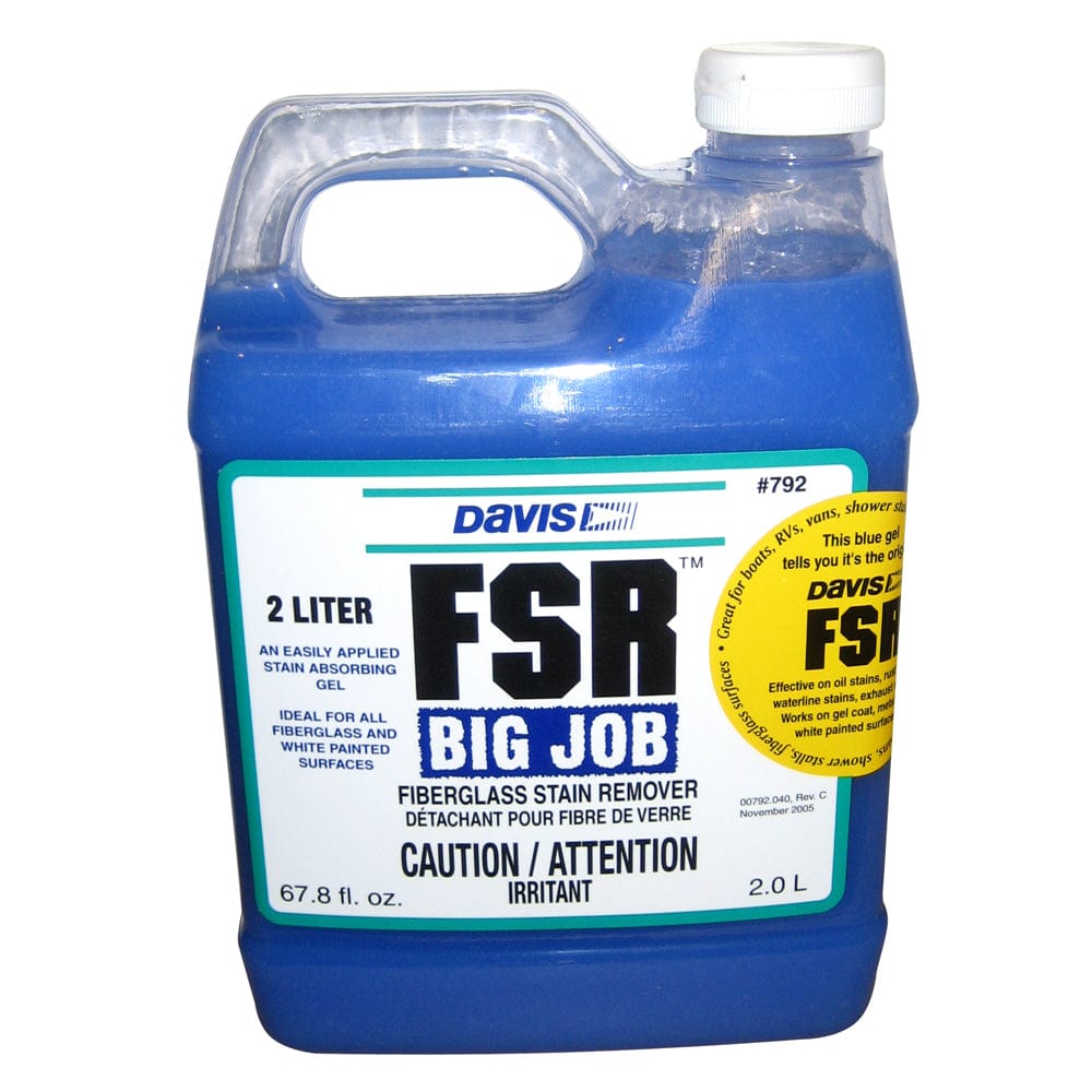 Davis FSR Big Job Fiberglass Stain Remover - 2-Liter [792] - The Happy Skipper