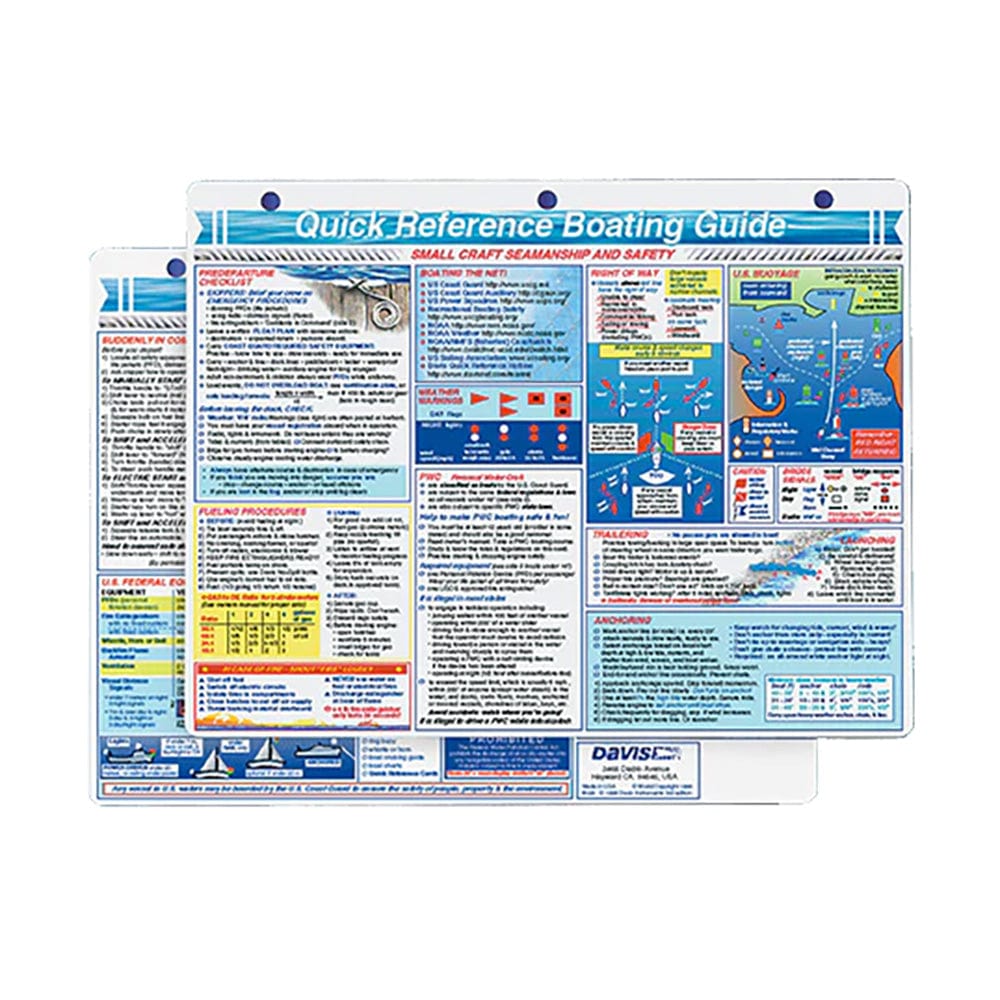 Davis Quick Reference Boating Guide Card [128] - The Happy Skipper