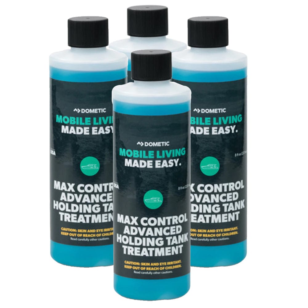 Dometic Max Control Holding Tank Deodorant - Four (4) Pack of 8oz Bottles [379700029] - The Happy Skipper