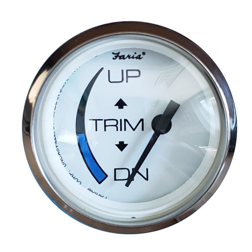 Faria Chesapeake White SS 2" Trim Gauge f/Honda Engines [13889] - The Happy Skipper