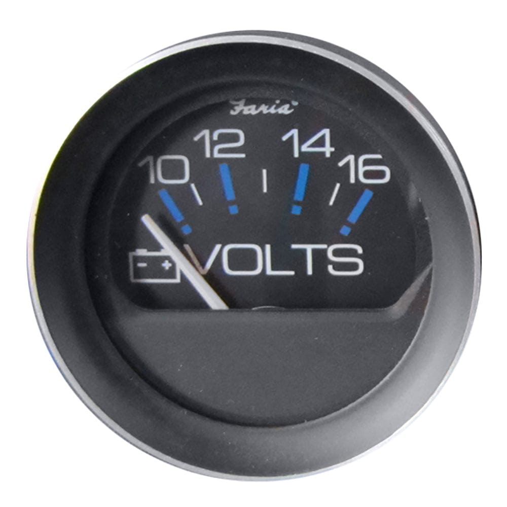 Faria Coral 2" Voltmeter (10-16 VDC) [13010] - The Happy Skipper