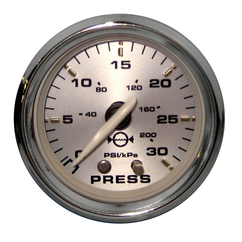 Faria Kronos 2" Water Pressure Gauge Kit - 30 PSI [19007] - The Happy Skipper