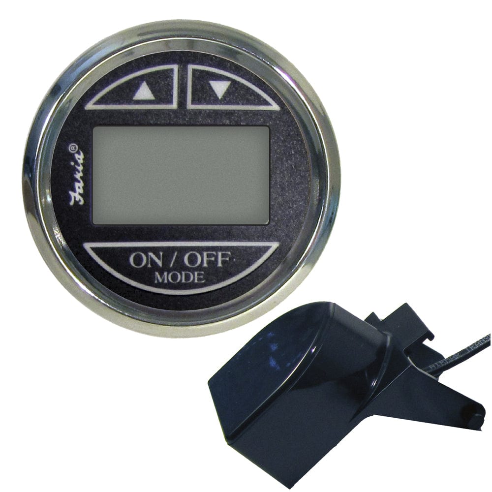 Faria Platinum 2" Depth Sounder w/Transom Mount Transducer [22025] - The Happy Skipper