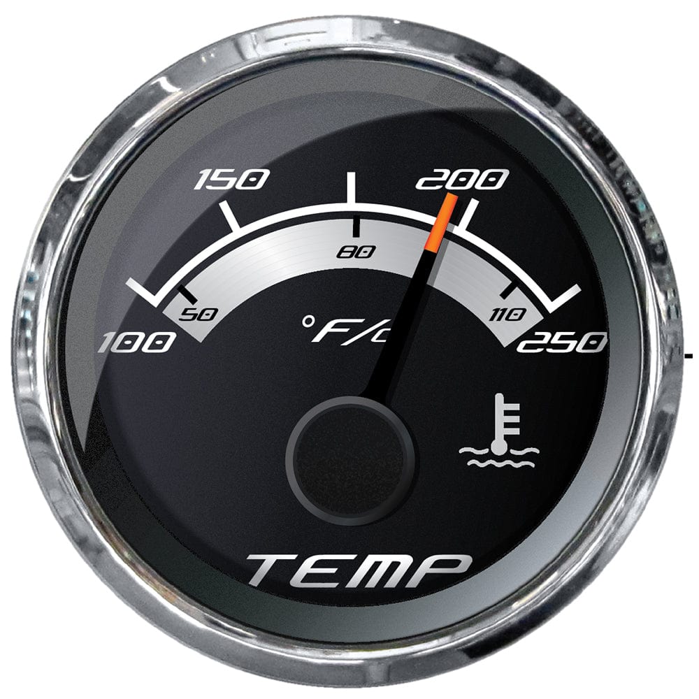 Faria Platinum 2" Water Temp Gauge (100-250F) [22017] - The Happy Skipper