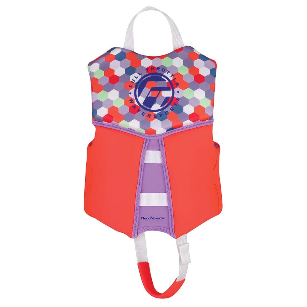 Full Throttle Child Rapid-Dry Flex-Back Life Jacket - Pink [142500-105-001-22] - The Happy Skipper