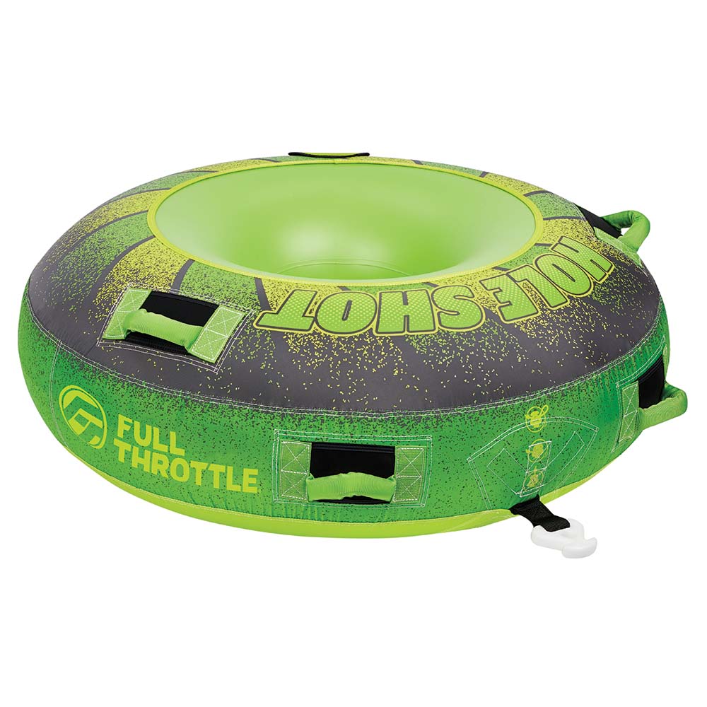 Full Throttle Hole Shot Towable Tube - 1 Rider - Green [302000-400-001-21] - The Happy Skipper