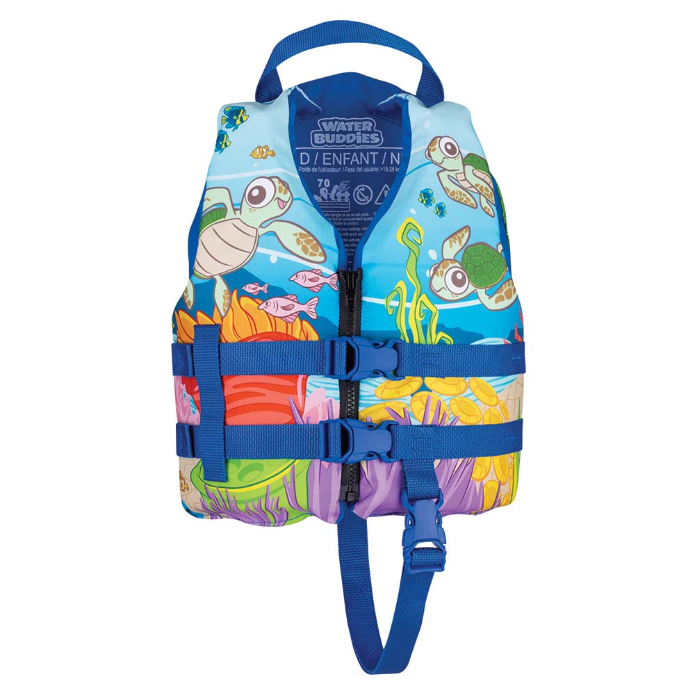 Full Throttle Water Buddies Vest - Child 30-50lbs - Turtle [104300-500-001-17] - The Happy Skipper