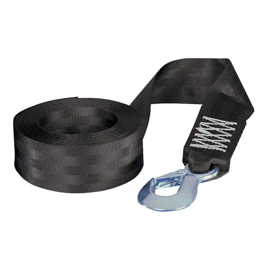 Fulton 2" x 20' Winch Strap w/Hook - 2,600lbs Max Load [501202] - The Happy Skipper