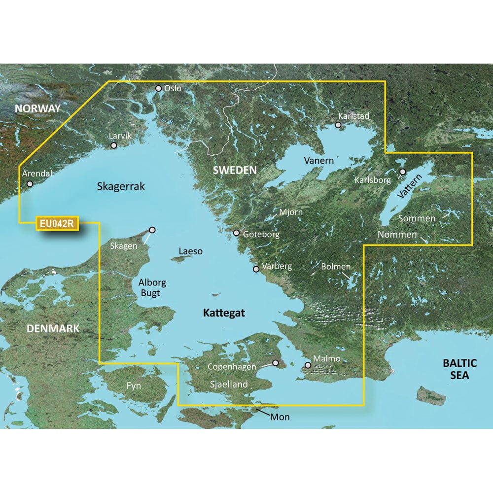 Garmin BlueChart g3 HD - HXEU042R - Oslo to Trelleborg - microSD/SD [010-C0779-20] - The Happy Skipper