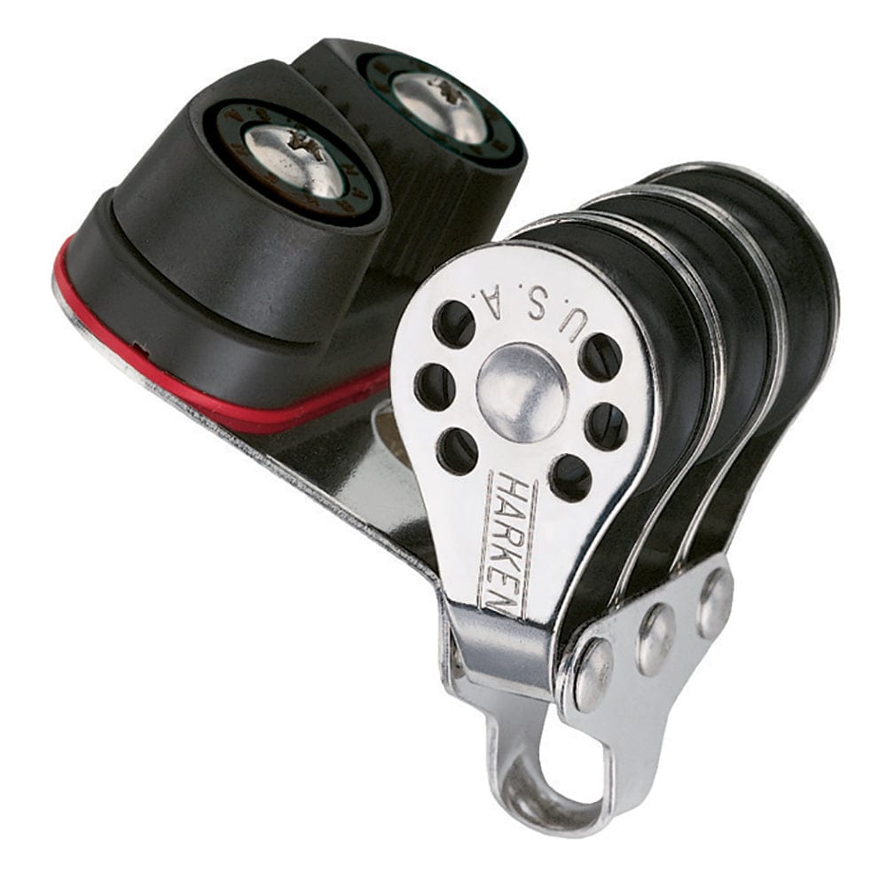 Harken 22mm Triple Micro Block w/Cam Cleat [230] - The Happy Skipper