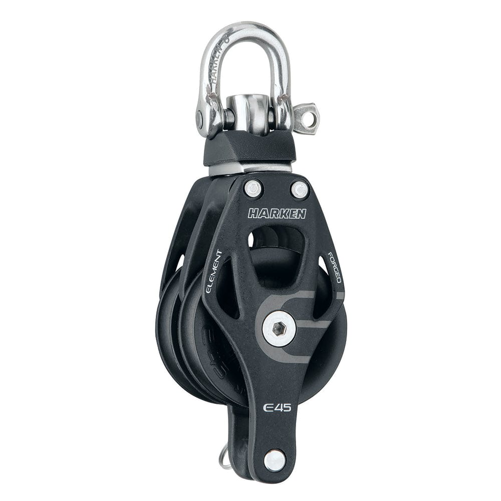 Harken 45mm Double Element Block w/Swivel Becket [6239] - The Happy Skipper