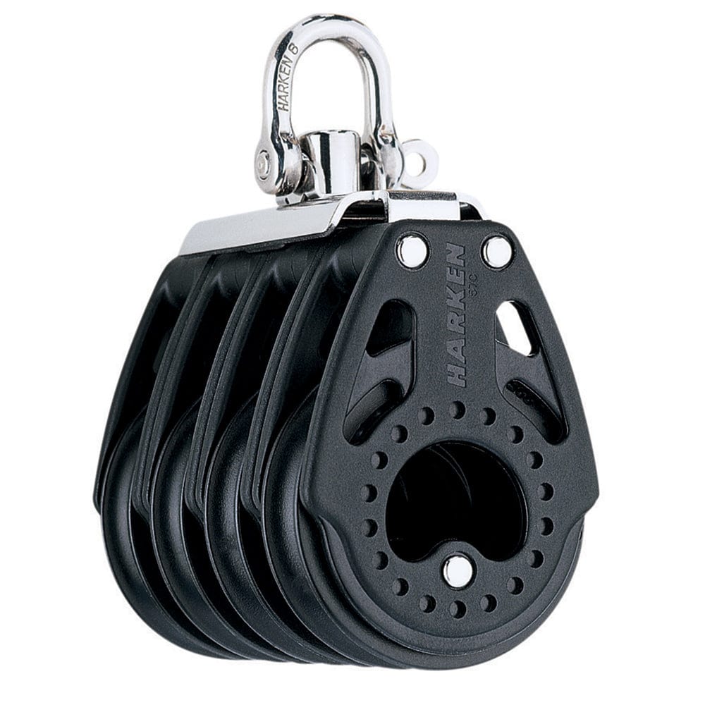 Harken 57mm Carbo Quad Block - Swivel [2631] - The Happy Skipper