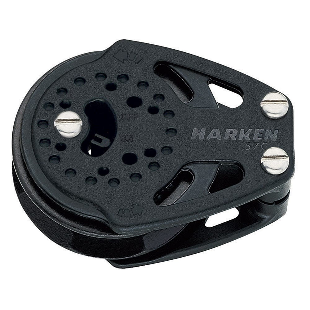 Harken 57mm Single Carbo Ratchet Cheek Block [2137] - The Happy Skipper