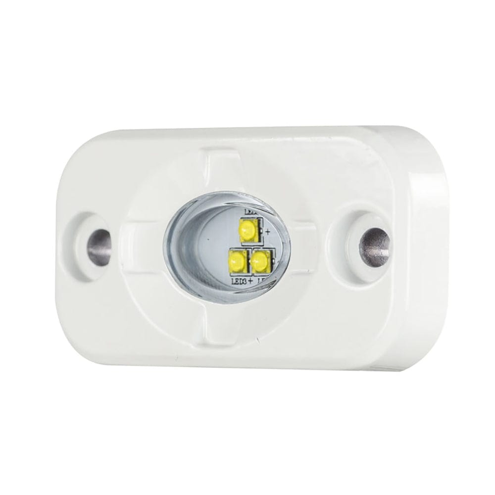 HEISE Marine Auxiliary Accent Lighting Pod - 1.5" x 3" - White/White [HE-ML1] - The Happy Skipper