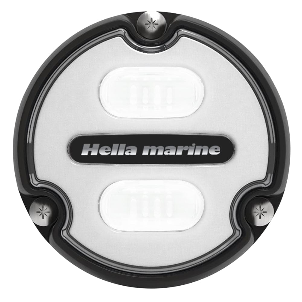 Hella Marine Apelo A1 Blue White Underwater Light - 1800 Lumens - Black Housing - White Lens [016145-011] - The Happy Skipper