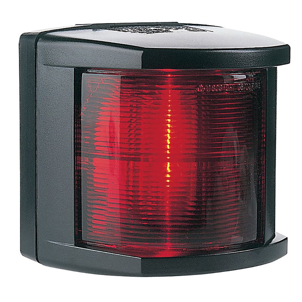 Hella Marine Port Navigation Light - Incandescent - 2nm - Black Housing - 12V [002984335] - The Happy Skipper