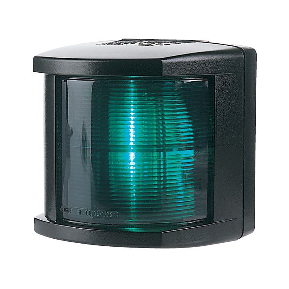 Hella Marine Starboard Navigation Light - Incandescent - 2nm - Black Housing - 12V [002984345] - The Happy Skipper