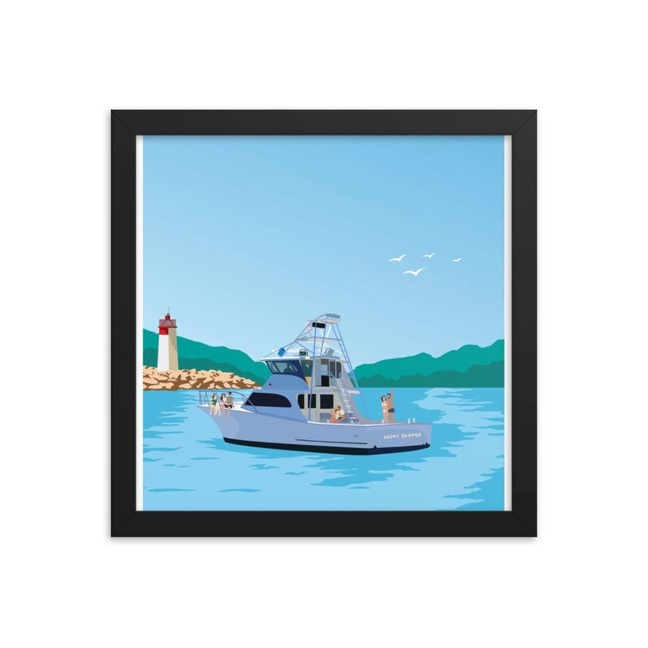 Sport Fishing Boats Poster