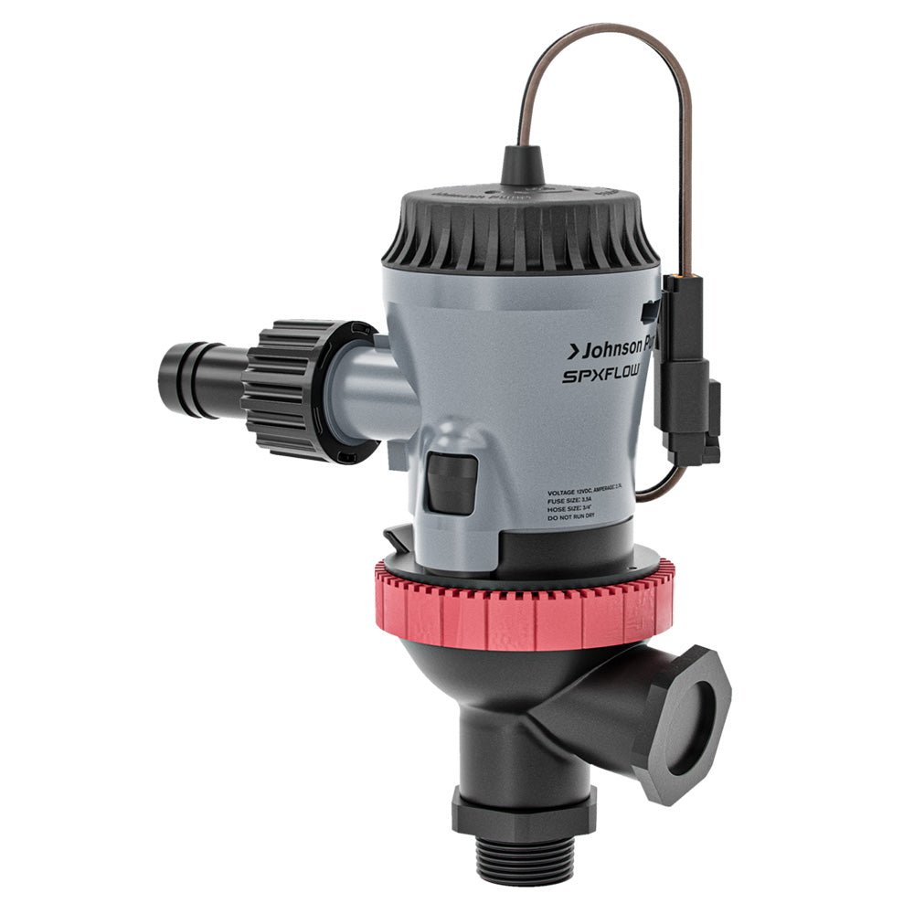 Johnson Pump Aqua O2 Twin Port 500 GPH Aerator Pump - Flex Mount - 12V [10-13649-01] - The Happy Skipper