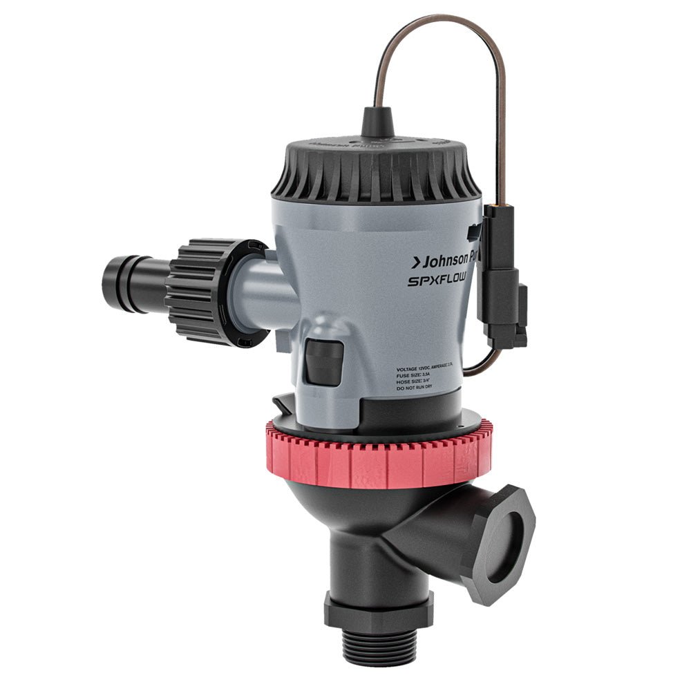 Johnson Pump Aqua O2 Twin Port 800 GPH Aerator Pump - Flex Mount - 12V [10-13650-01] - The Happy Skipper