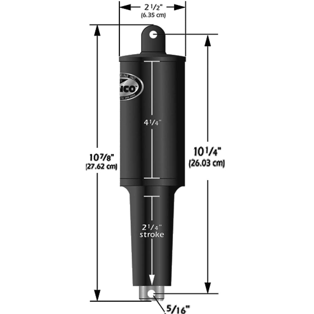 Lenco 12V 1-1/4" Stroke 5 Lobe Actuator - 5/16" - 3/8" [15122-001] - The Happy Skipper