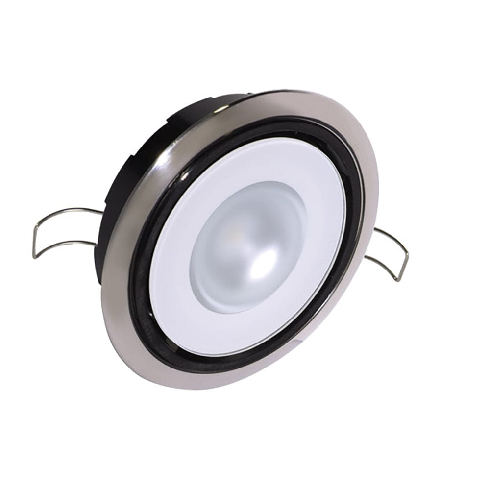 Lumitec Mirage Positionable Down Light - Spectrum RGBW Dimming - Polished Bezel [115117] - The Happy Skipper