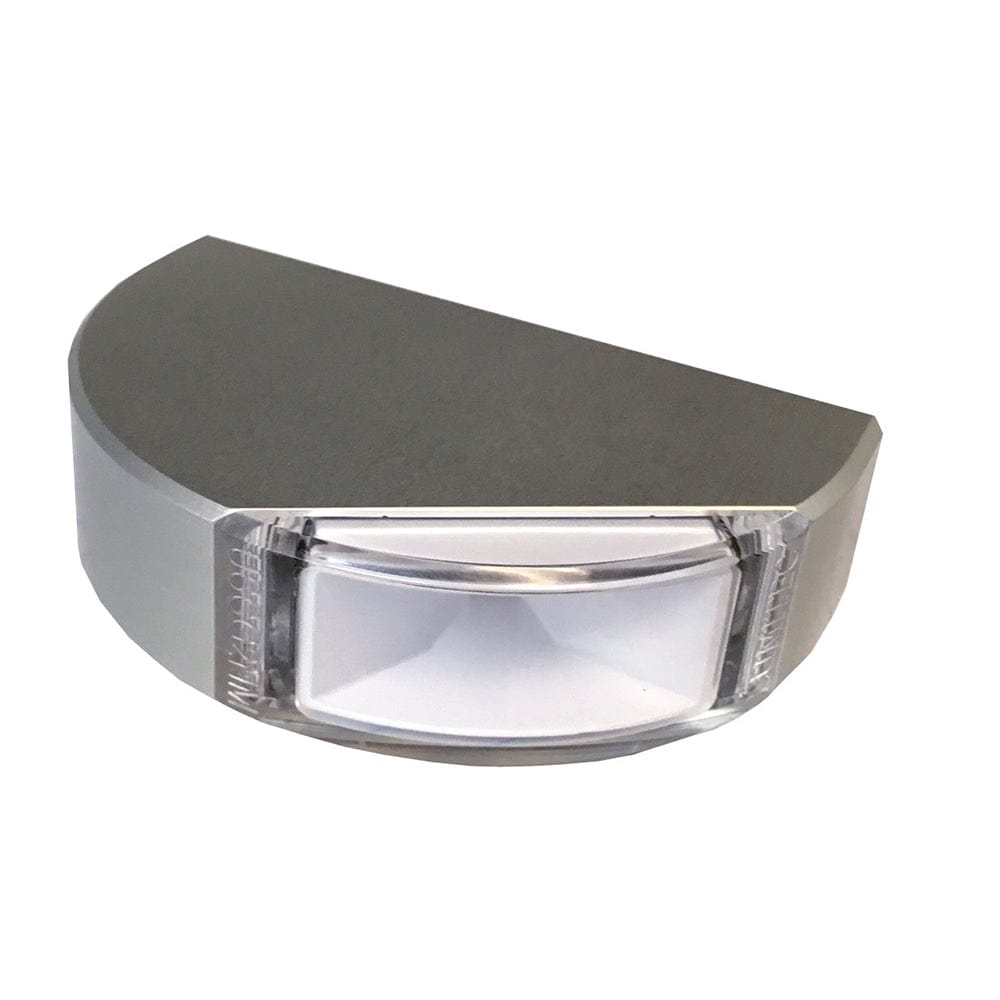 Lumitec Surface Mount Navigation Light - Classic Aluminum - Port Red [101577] - The Happy Skipper