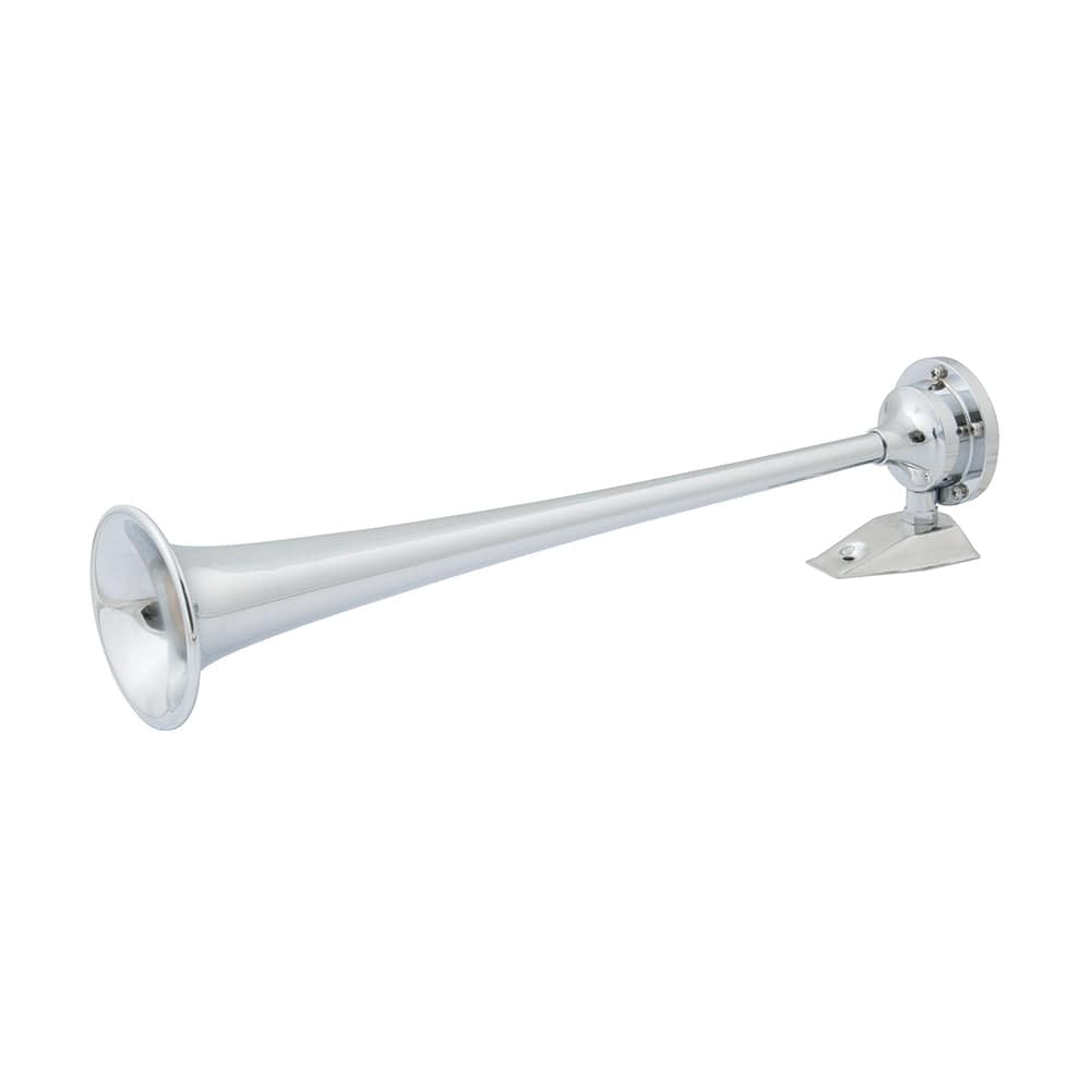 Marinco 12V Chrome Plated Single Trumpet Air Horn [10105] - The Happy Skipper