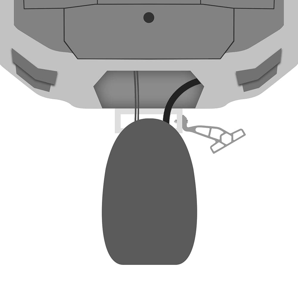 Minn Kota Raptor Jack Plate Adapter Bracket - Starboard - 2" Setback - 4" Rise - White [1810365] - The Happy Skipper