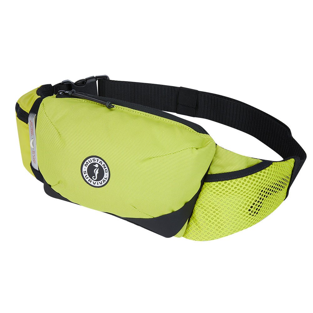 Mustang Essentialist Manual Inflatable Belt Pack - Mahi Yellow [MD3800-193-0-202] - The Happy Skipper