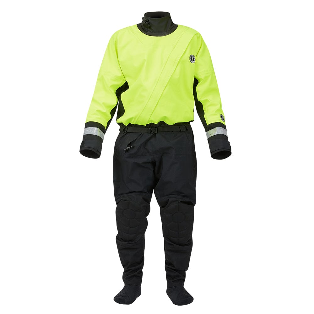 Mustang MSD576 Water Rescue Dry Suit - Fluorescent Yellow Green-Black - XL [MSD57602-251-XL-101] - The Happy Skipper