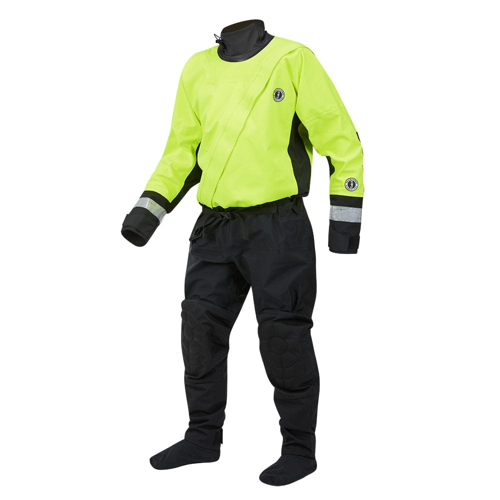 Mustang MSD576 Water Rescue Dry Suit - Fluorescent Yellow Green-Black - XL [MSD57602-251-XL-101] - The Happy Skipper