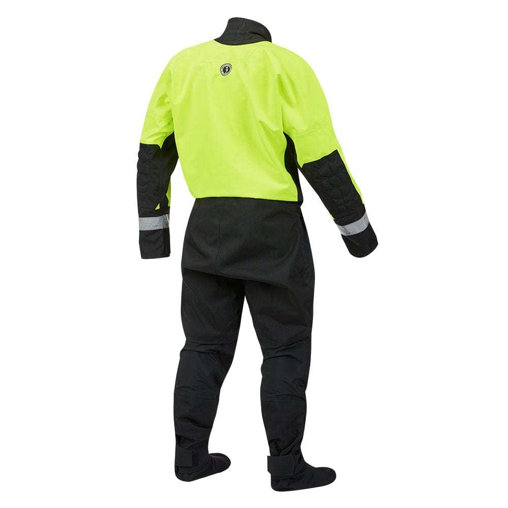 Mustang MSD576 Water Rescue Dry Suit - Fluorescent Yellow Green-Black - XL [MSD57602-251-XL-101] - The Happy Skipper